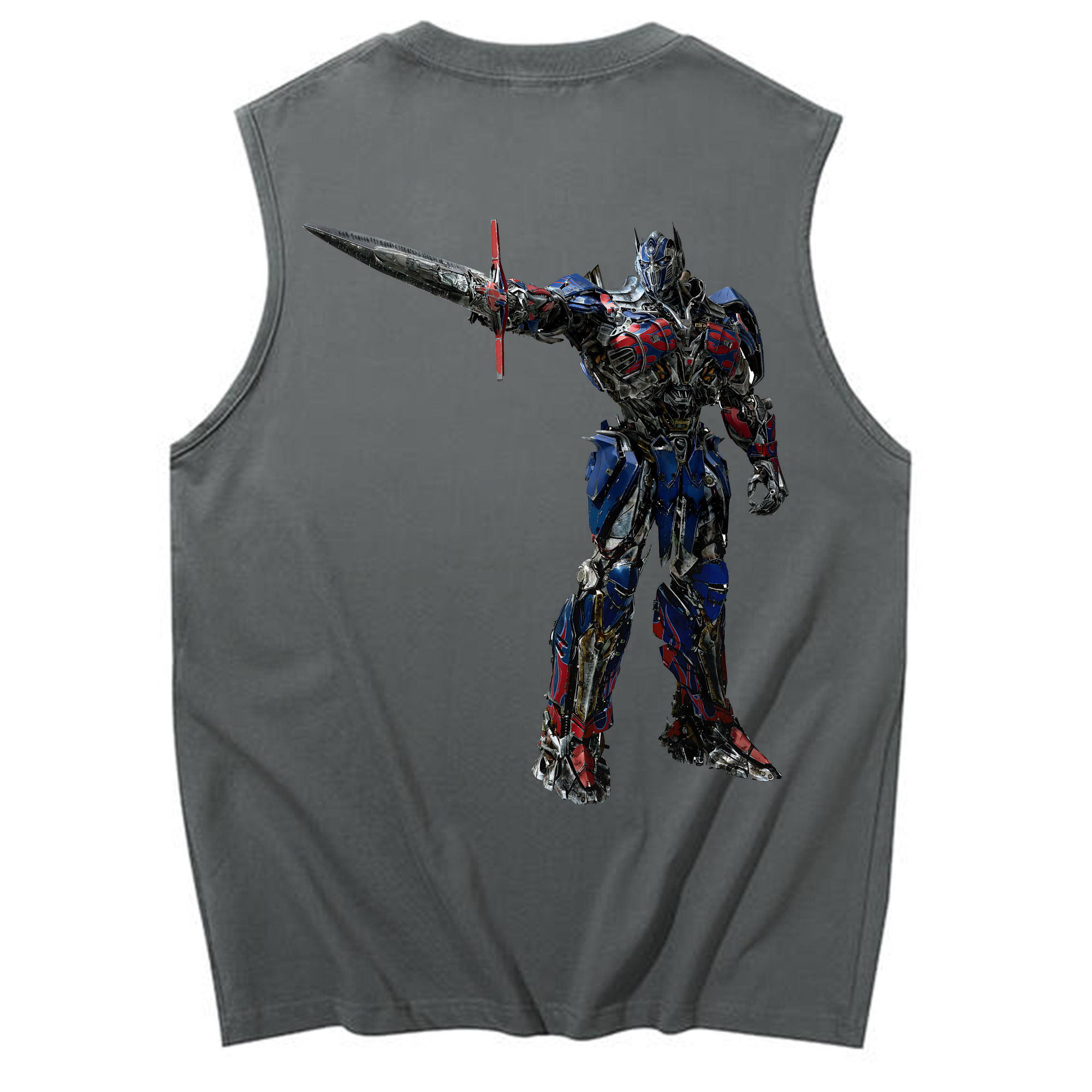 （画像用） Transformers トランスフォーマー コットン100％タンクトップ（背面プリント）